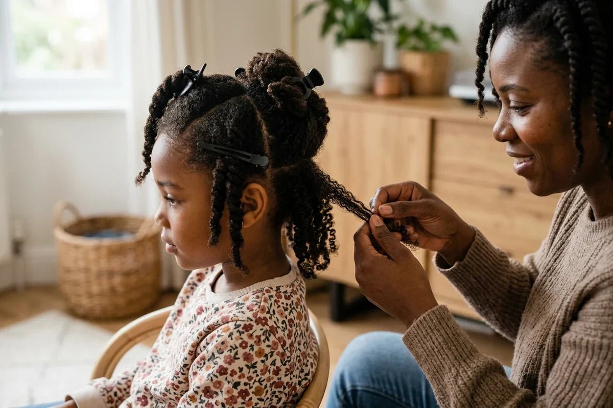 Démêler les cheveux 4C de mon enfant : la méthode douce