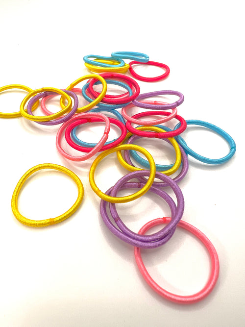 50 ÉLASTIQUES POUR CHEVEUX EN TISSUS 2CM