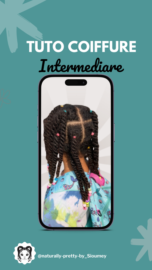 TUTO Coiffure – 11 sections Twist- vanille