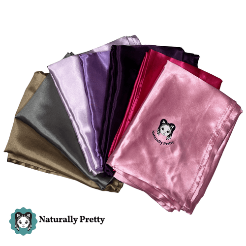 TAIE D'OREILLER EN SATIN POUR CHEVEUX TEXTURÉS