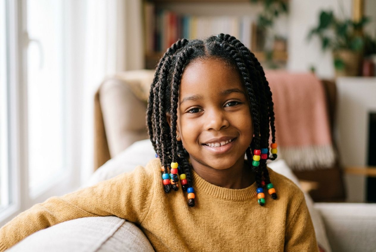 Vanilles cheveux enfant : la coiffure protectrice facile (en vidéo)