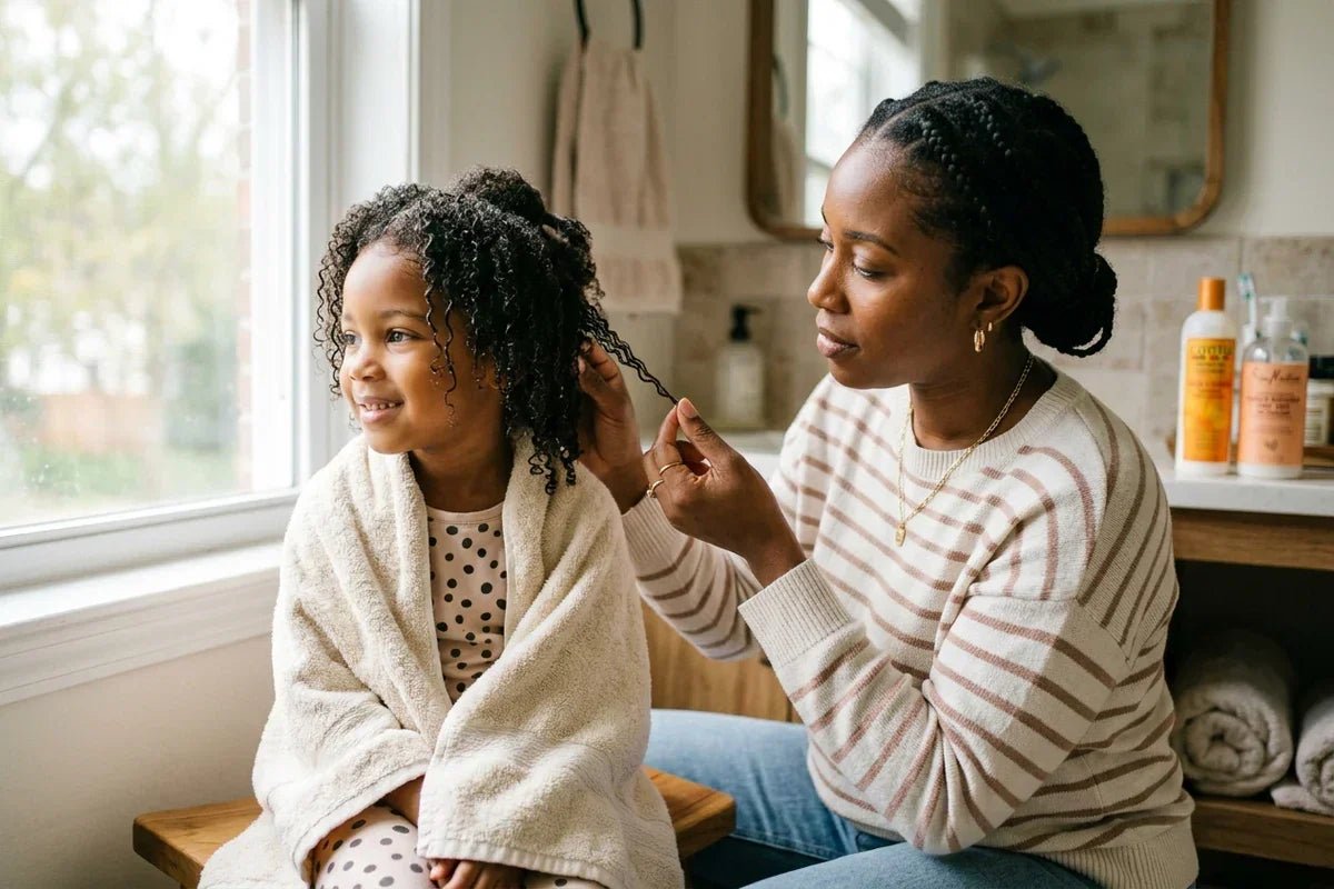 Test du type de cheveux de votre enfant : la méthode maison