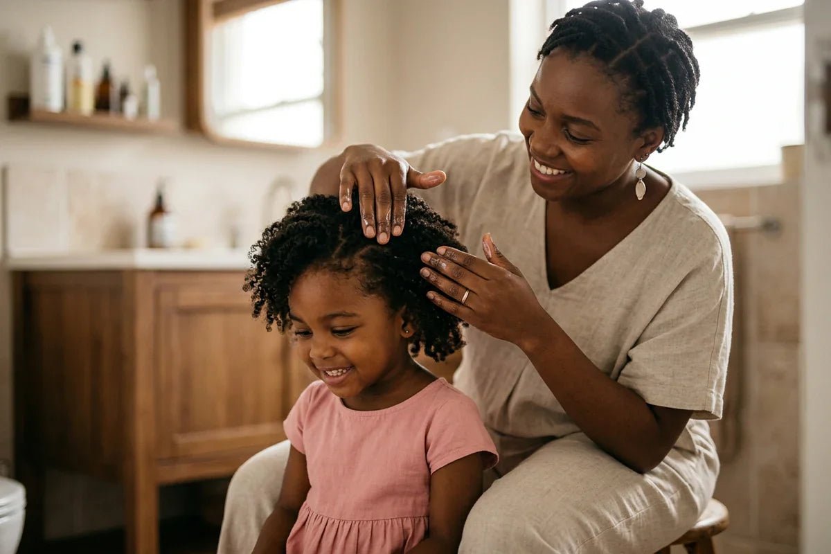 Routine cheveux crépus enfant : le guide 4a à 4c