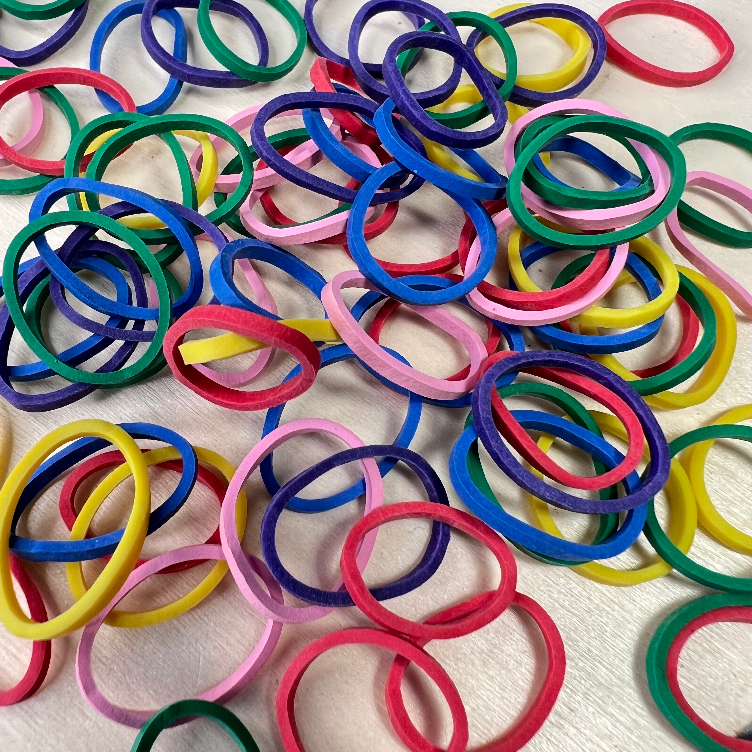 250 ÉLASTIQUES CAOUTCHOUC CHEVEUX COULEUR Naturally Pretty