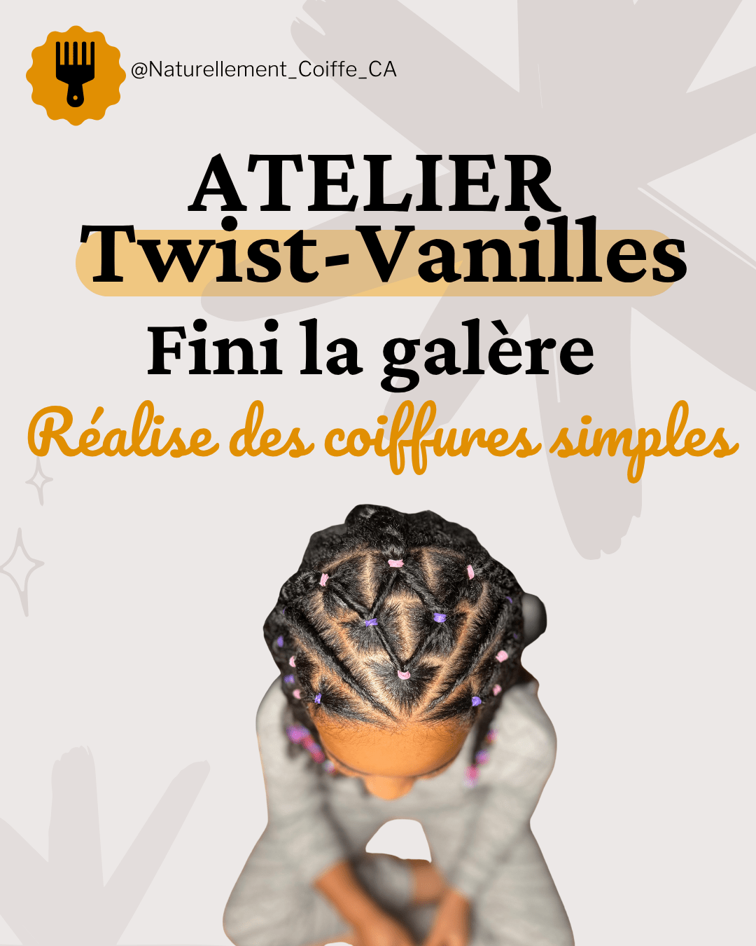 Atelier Twist, Elastiques Magiques – Réalise des coiffures Simples