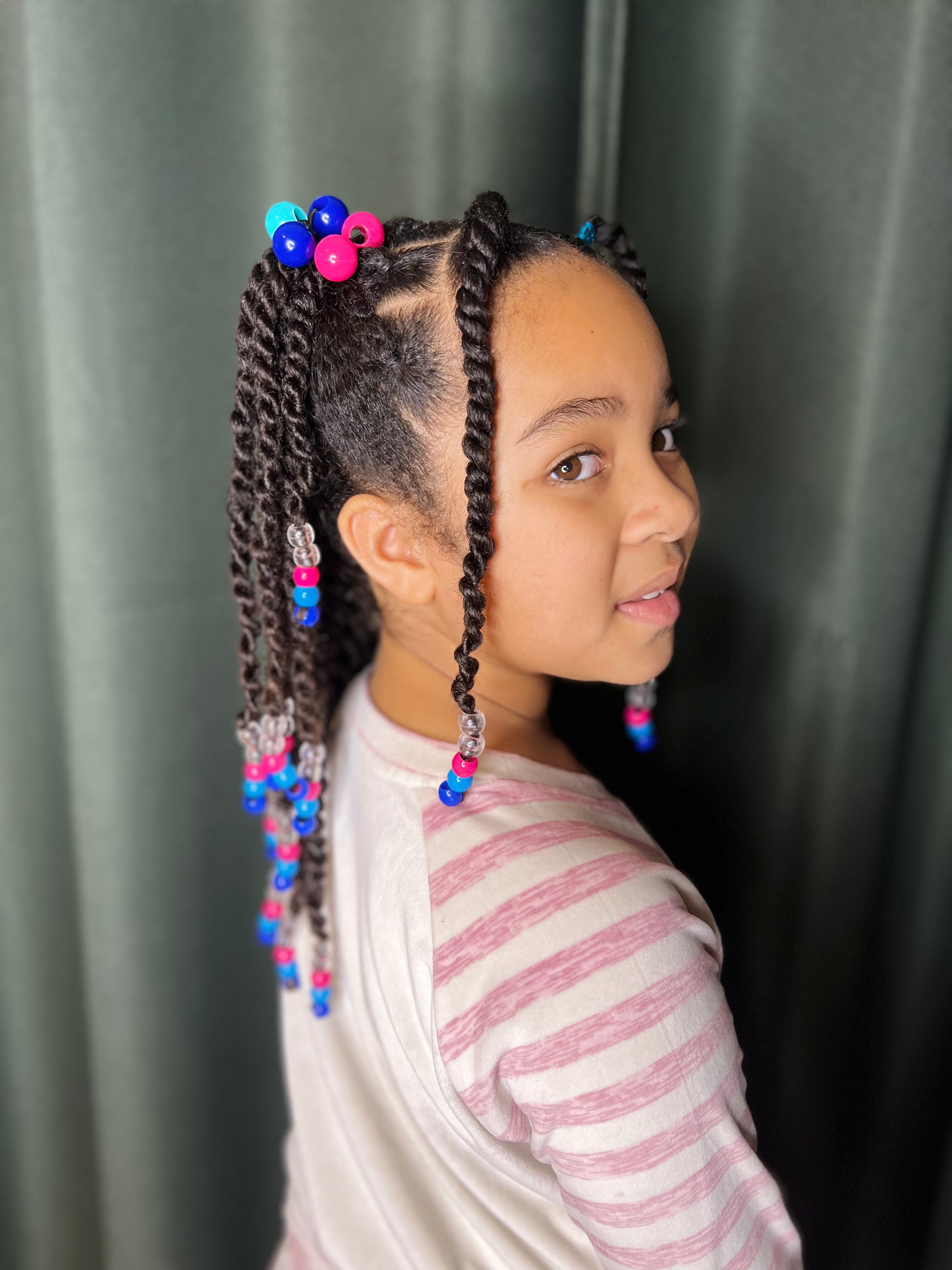 LOT DE 10 ÉLASTIQUES BOULES COLORÉES POUR CHEVEUX TEXTURÉS Naturally Pretty