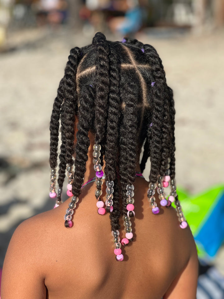 GRANDES PERLES CHEVEUX- TRANSPARENTE Naturally Pretty