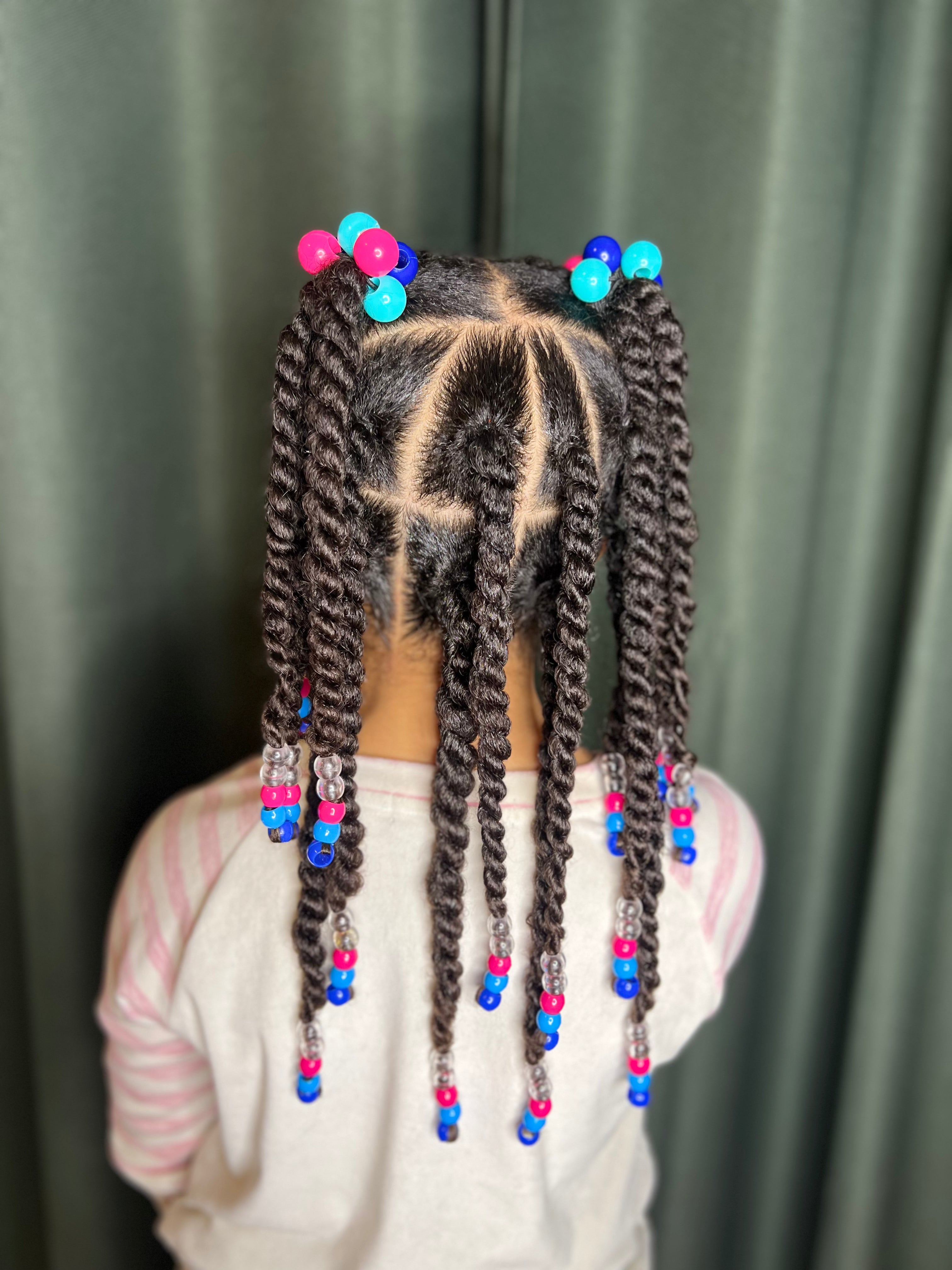 LOT DE 10 ÉLASTIQUES BOULES COLORÉES POUR CHEVEUX TEXTURÉS Naturally Pretty
