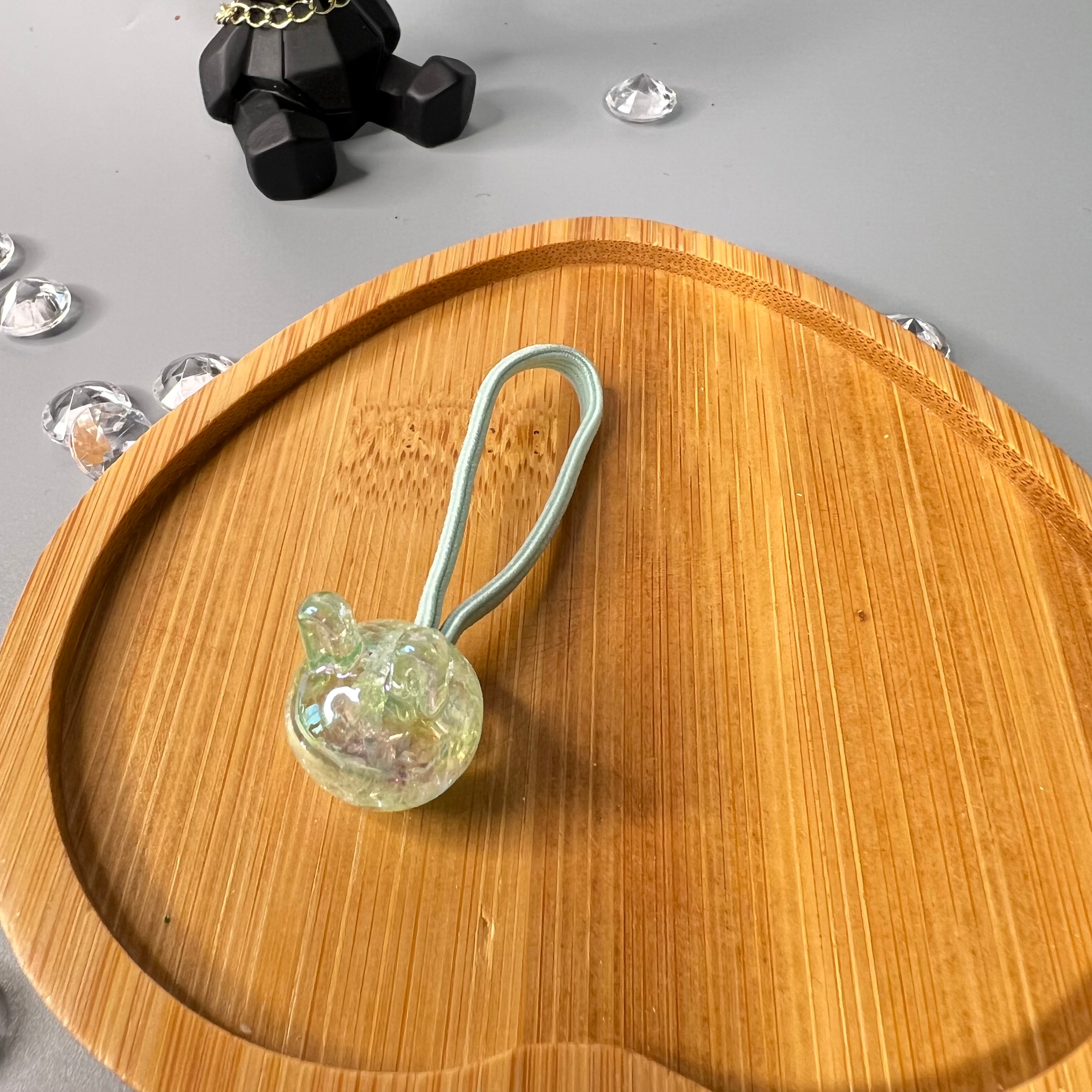 LOT DE 10 ÉLASTIQUES EN TISSUS POUR CHEVEUX 3CM FIGURINES Naturally Pretty