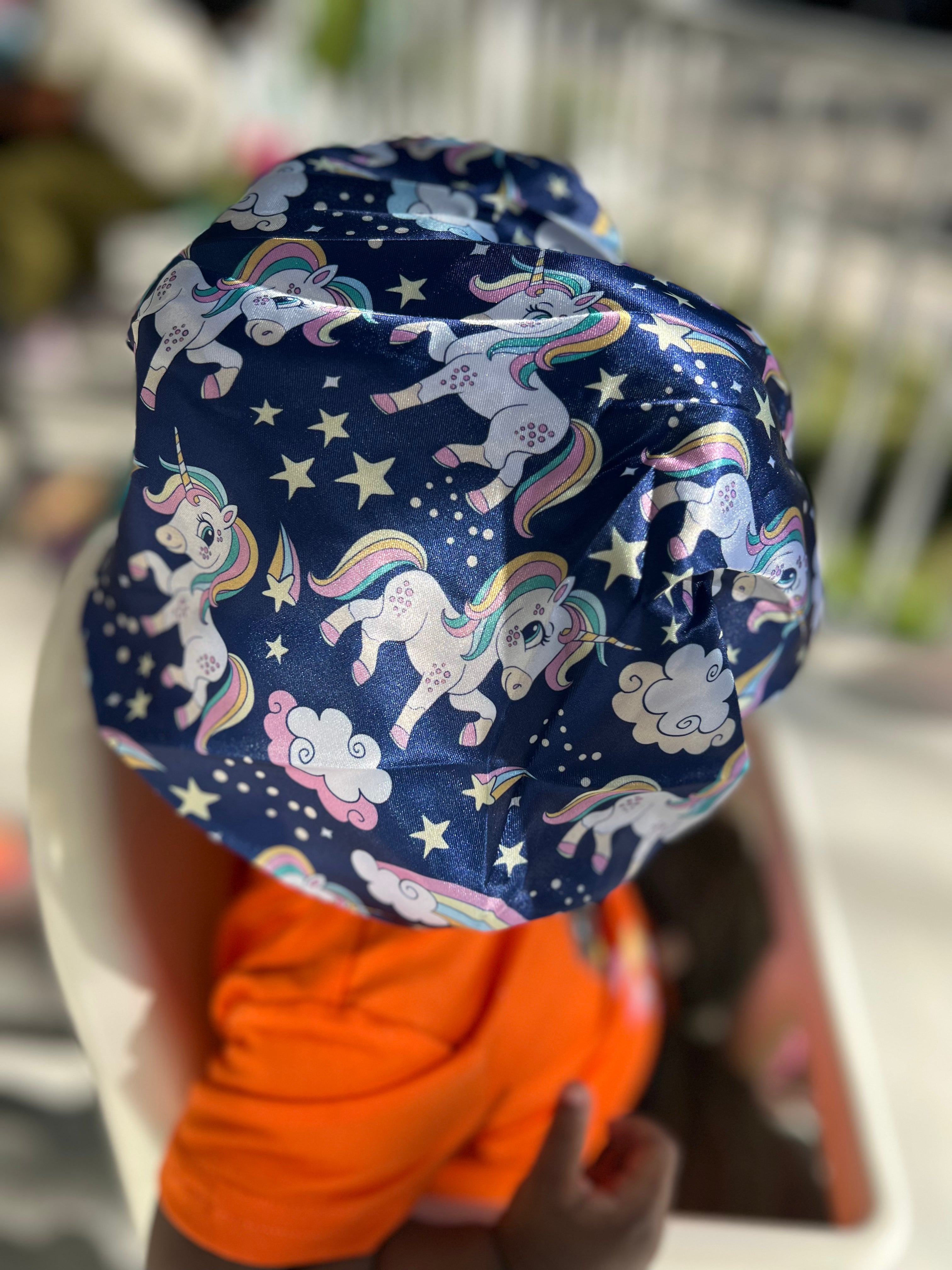 CHILDREN'S SATIN NIGHTCAP FOR SLEEPING