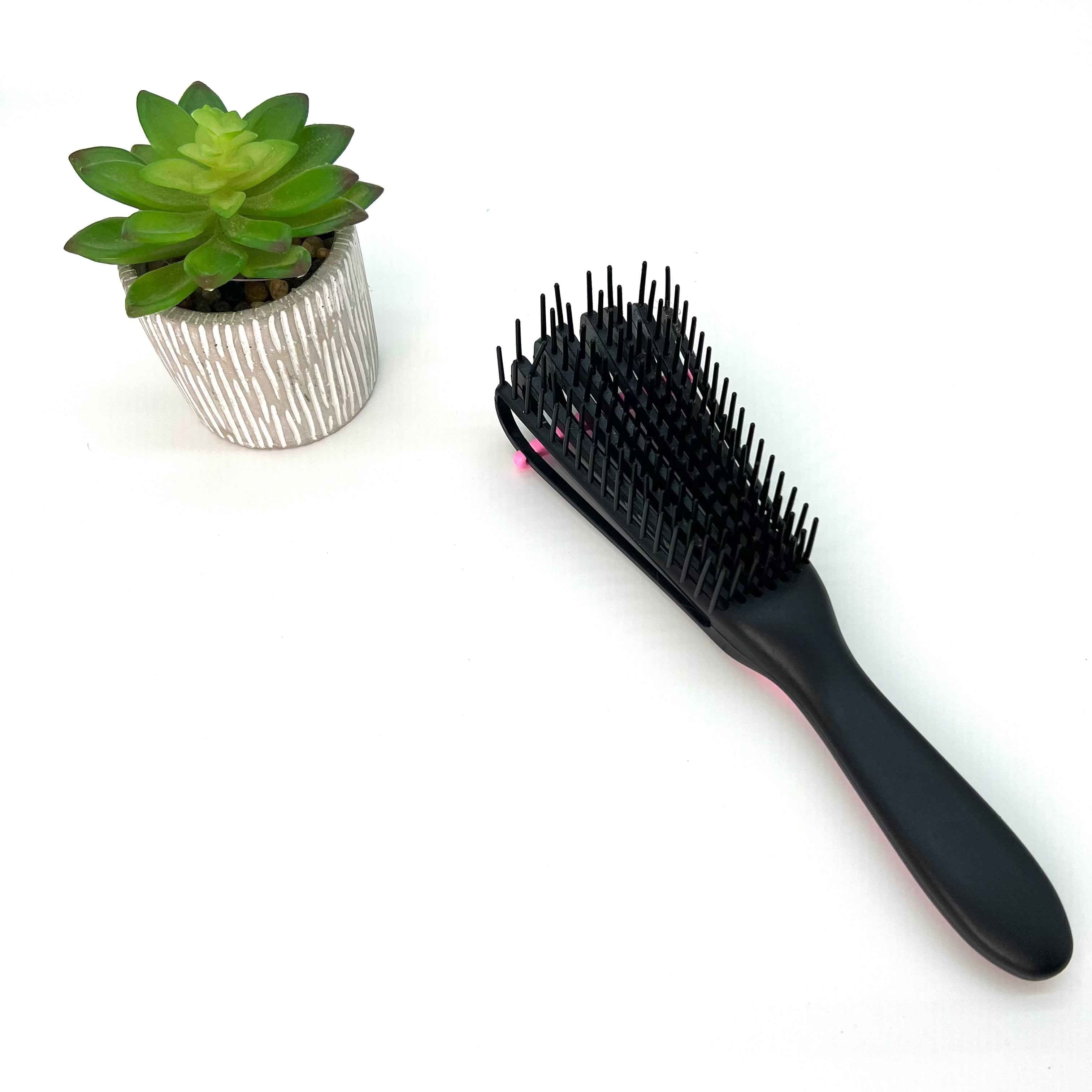 Lamelles souples de la brosse démêlante Afrosette