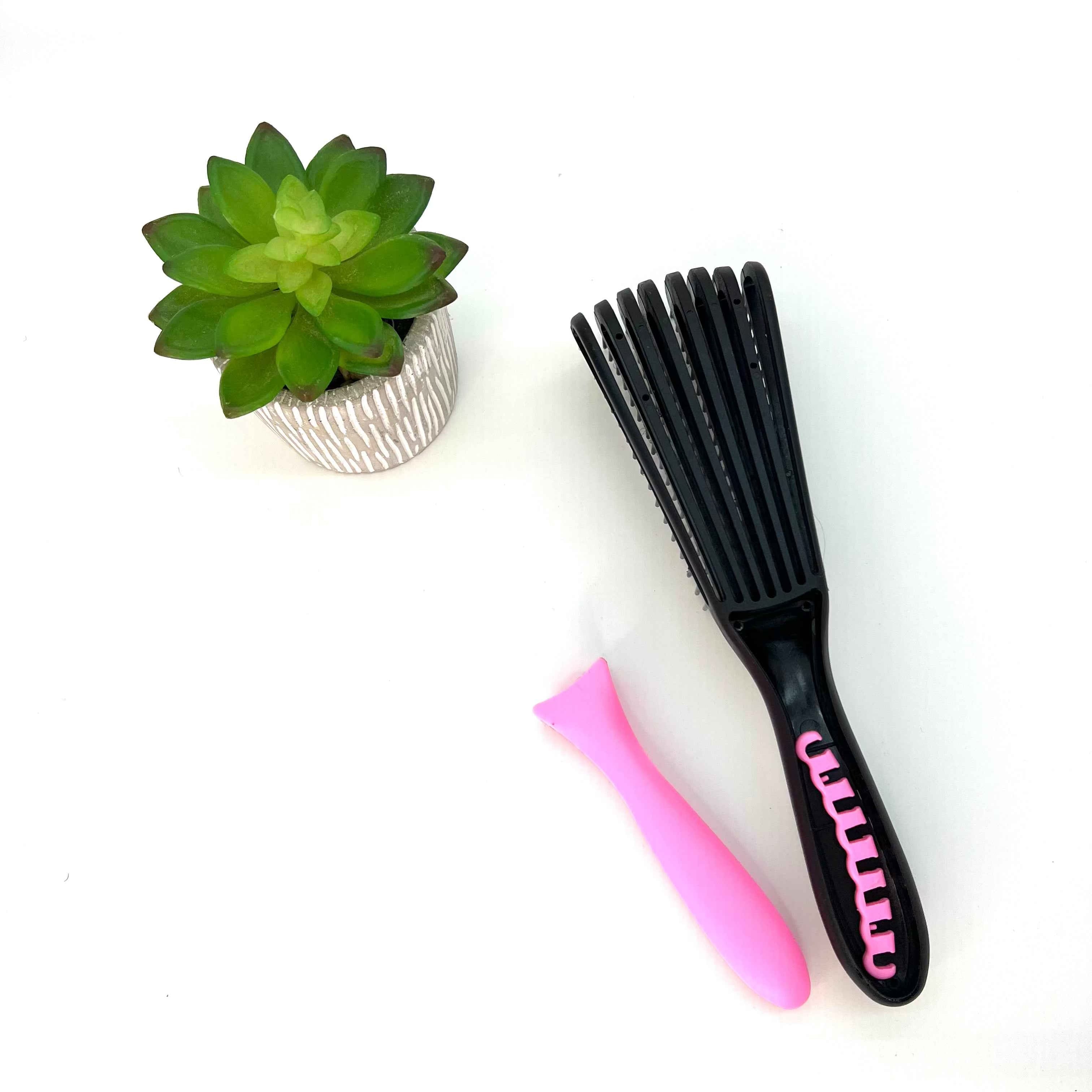 Utilisation de la brosse Afrosette sur cheveux crépus