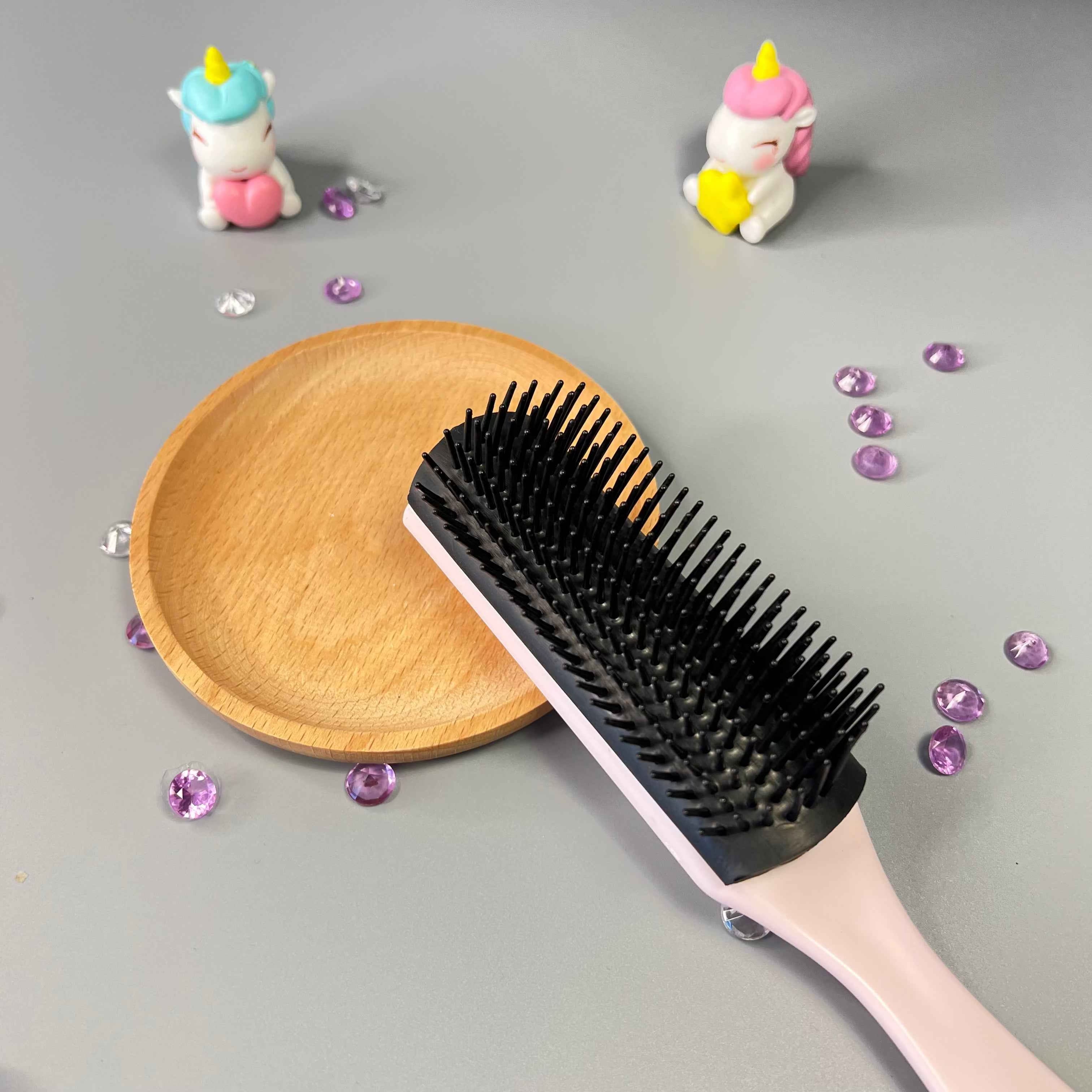 Utilisation de la brosse Frisette sur cheveux frisés