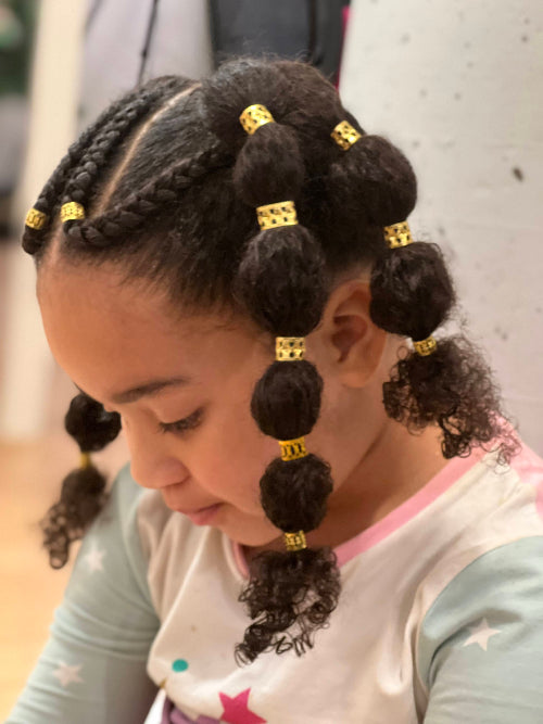 Tutoriel coiffure enfant afro, twist et vanilles sans douleur