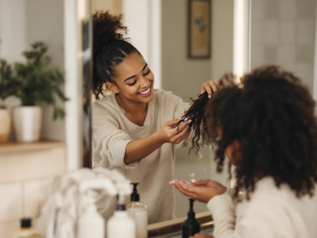 Méthode LOC pour cheveux texturés enfant