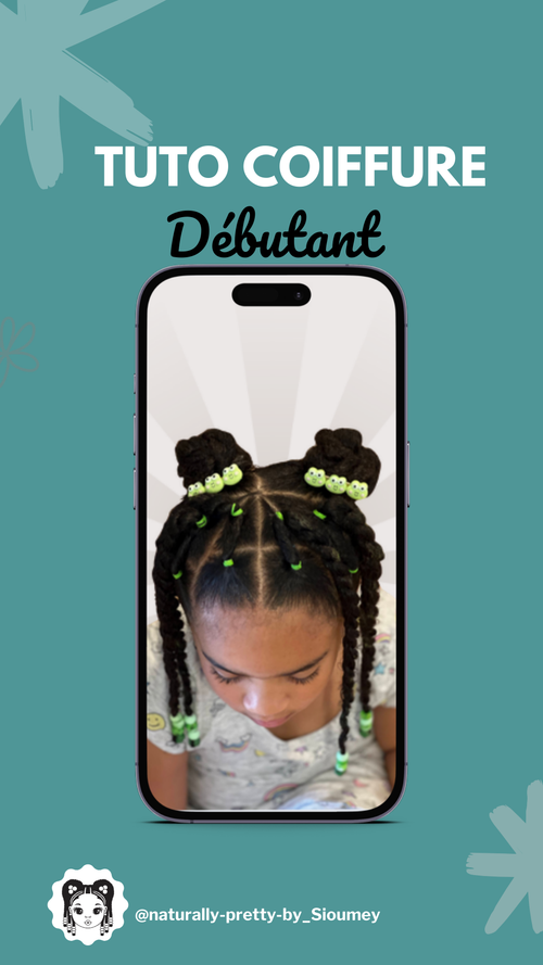 TUTO Coiffure – Attaché Elastique Simple + Choux