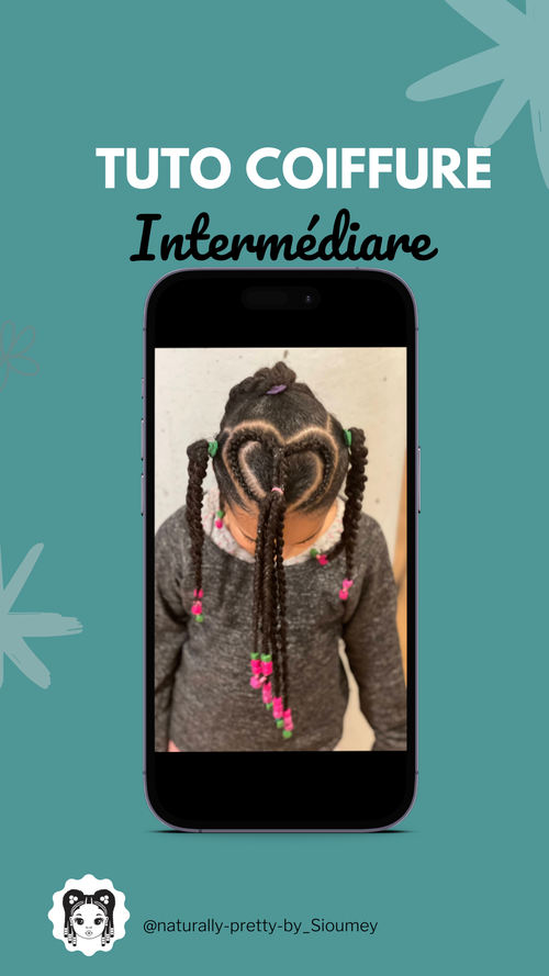 TUTO Coiffure – Twist et section en Coeur