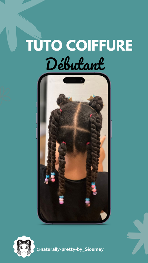 TUTO Coiffure Débutant : 6 Sections et Twists, et choux