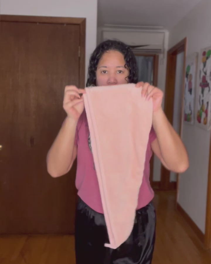 SERVIETTE MICROFIBRE POUR CHEVEUX ANTI-CASSE CHEVEUX TEXTURÉS