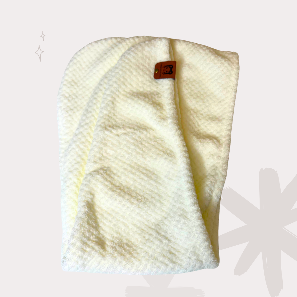 SERVIETTE MICROFIBRE POUR CHEVEUX ANTI-CASSE CHEVEUX TEXTURÉS