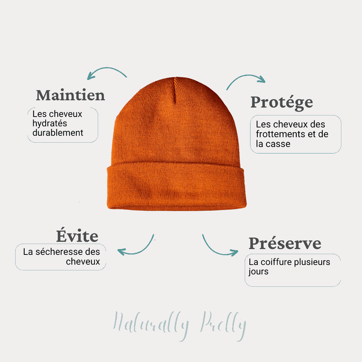 Tuque hiver avec doublure satinée, parfaite pour les enfants.