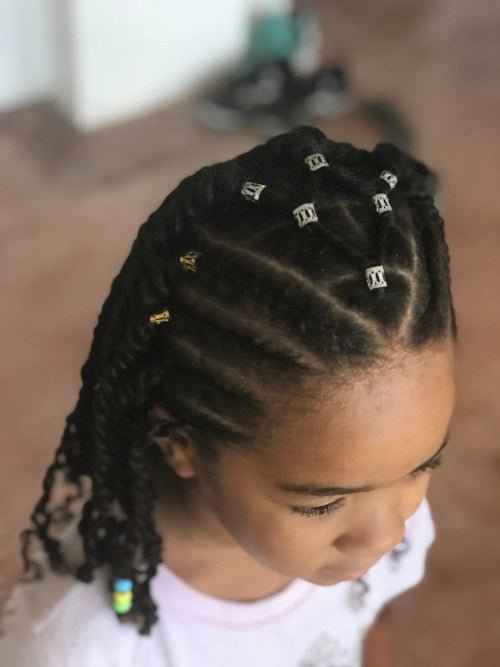 Tutoriel mini twists et attaches élastiques pour enfant – vue 7