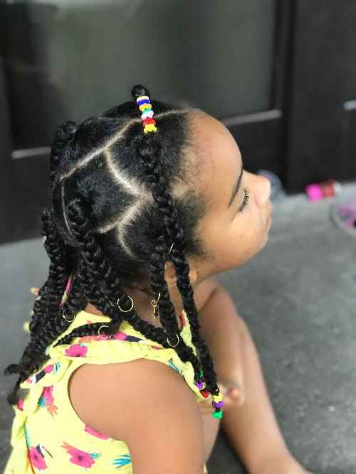 Tutoriel de tresses faciles et durables pour enfant – vue principale