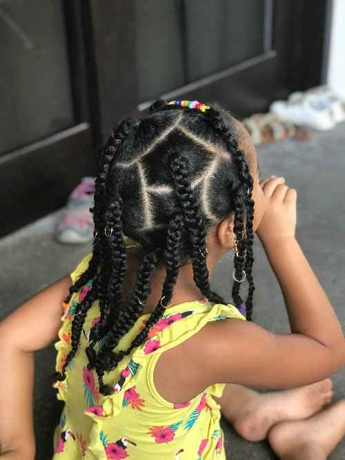 Tutoriel de tresses faciles et durables pour enfant – vue 8