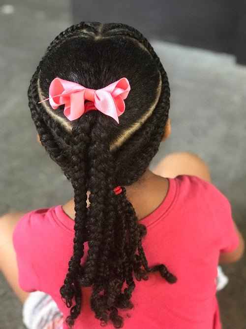 Tutoriel de vanilles collées faciles sur cheveux texturés enfant – vue 4
